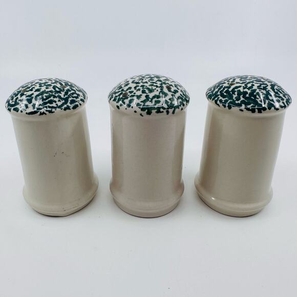 Atico Let It Snow Stoneware Sugar/Salt & Pepper Shaker Set of3 Christmas/Holiday - Picture 5 of 8